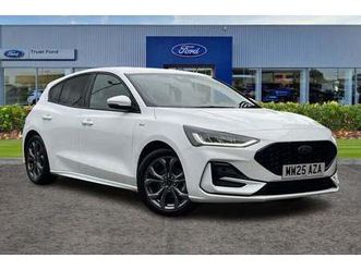 2025 ford focus 1.0t ecoboost mhev st-line hatchback 5dr heated seats & steering wheel, syn h...