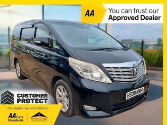 toyota alphard 2.4 sat nav. reverse camera mpv 2008, 80000 miles, £8995 - 32966186 - exchangeandmart.co.uk
