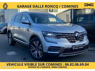 renault koleos initiale paris 2.0dci 190 x tronic all mode 4x4 carplay/toit ouvrant/bose/sieges c...