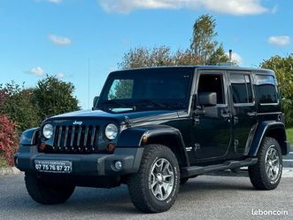 jeep wrangler 2.8 crdi 200ch black edition boite auto 5 porte décapotable garantie 6 mois
