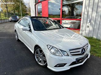 mercedes-benz classe e e350 cdi 3.0 l v6 281 ch 7g-tronic - toit ouvrant panoramique caméra de recul jantes amg sellerie cuir bluetooth - suivie et garantie 12 