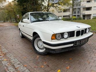 bmw série 5 e34 535i automatique – 1989 – 128 000 km – blanc alpin