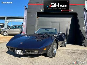 chevrolet corvette c3 350 ci stingray cabriolet v8 5.7 193 - dossier de factures / restauration