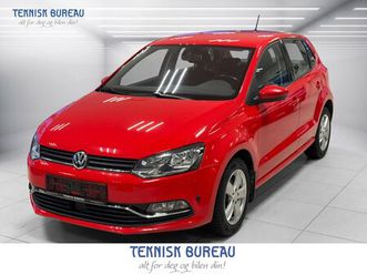 volkswagen polo 1.2 tsi highline 90hk velholdt!