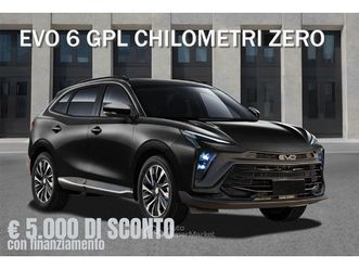 evo 6 1.5 turbo bi-fuel gpl limited km zero