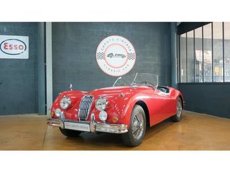 1955 jaguar xk140 rouge manuel, 4 vitesses conduite à gau...