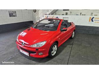 peugeot 206 cc 1.6 16v - 1ère main - 52.000 kms