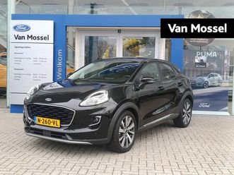 ford puma - 1.0 ecoboost hybrid titanium x | automaat | trekhaak | adaptieve cruise | blis | stoel/stu