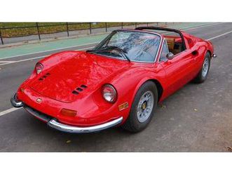 1972 ferrari dino 246 rouge conduite à gauche in états-un...