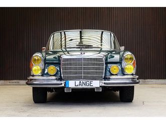 1970 mercedes-benz s-class w111/112 - 280 se 3,5 coupe, gerade eingetroffen, schweizer auto, original und in neuwertigem zustand !!!!