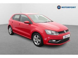 2016 volkswagen polo 1.0 match 5dr hatchback petrol manual