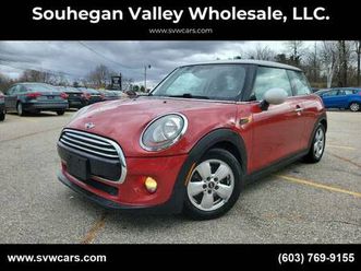 2015 mini cooper hardtop-turbo-6 speed manual-clean-red-129k mi