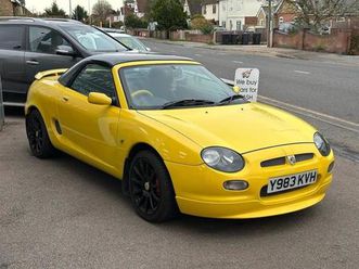2001 mg mgf 160 trophy se convertible petrol manual
