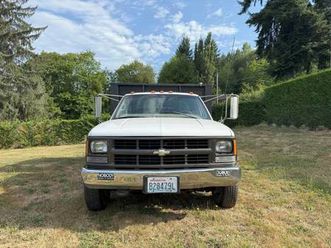CHEVROLET C3500 1997-chevrolet-gmt-400-flatbed-dump-truck