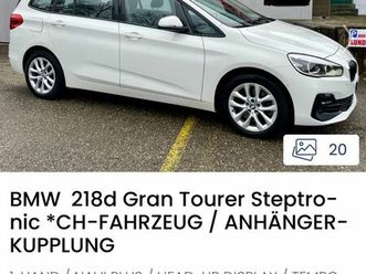 bmw 218d xdrive gran tourer 4x4 automat 7-sitzer