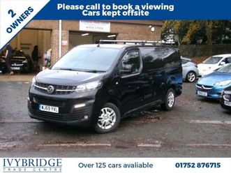2019 69 vauxhall vivaro 2.0 turbo d 3100 sportive panel van 5dr diesel manual l2