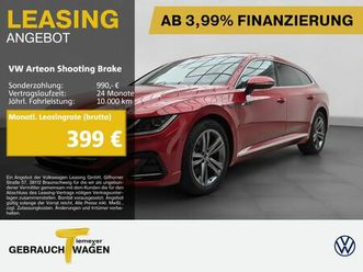 volkswagen arteon shooting brake 2.0 tdi 4m r-line leder pa