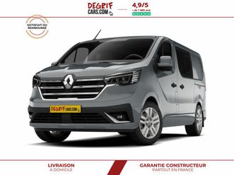 renault trafic cabine approfondie l2h1 3t blue dci 150 gsr2 advance + camera + pack visibilite + roue de secours + porte lateral