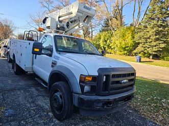 2010 ford f-550 xl 4x2 bucket truck 6.4l - vst40 40ft versa lift