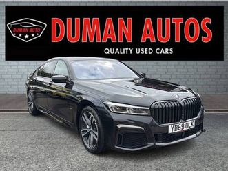 2020 bmw 7 series 3.0 740ld m sport saloon 4dr diesel auto xdrive euro 6 (start/stop) (320 ps) saloon di...