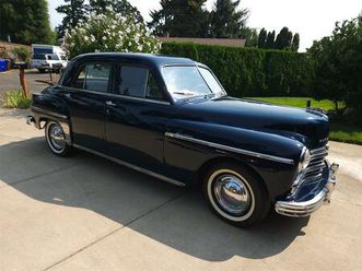 1949 plymouth 4-dr sedan for sale
