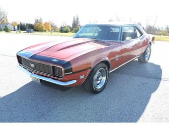 1968 chevrolet camaro rs/ss 396 4-speed a stunning car with warr