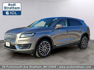 used 2020 lincoln nautilus reserve