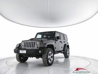 jeep wrangler unlimited 2.8 crd dpf sahara auto del 2018 usata a corciano