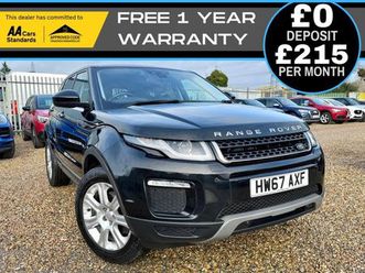 land rover range rover evoque 2.0 td4 se tech suv 5dr diesel auto 4wd euro 6