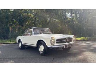 1969 mercedes sl class blanc manuel, 4 vitesses conduite...