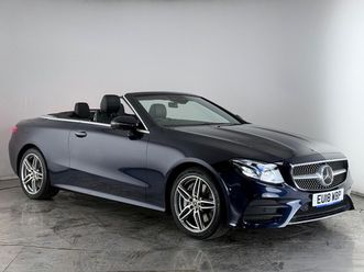 2018 (18) - 3.0 e400 v6 amg line (premium plus) cabriolet g-tronic+ 4matic euro 6 (start/stop) 2-door