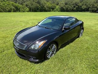 2012 infinit g37 convertible - 6 speed manual - sport model - rare!