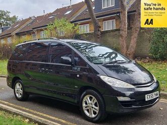 toyota previa 2.4 vvt-i t spirit mpv 5dr petrol automatic (7 seats) (259 g/km, 154 bhp)