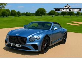 bentley continental 4.0 v8 gtc auto 4wd euro 6 (start/stop) 2dr