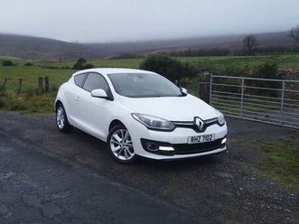 renault megane coupe, 2013, 6 speed manual, diesel, 3 door, 1 year mot, £20 tax, touch screen