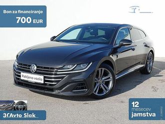 volkswagen arteon shooting brake 2.0 tdi 4m r-line dsg+f1+led+acc+virtual+kamera