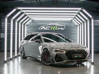 audi rs6 avant r abt 4.0 v8 tfsi 740ch quattro tiptronic 1 of 125 / immat france / b&o / to