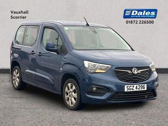 2020 vauxhall combo life combo life 1.2 turbo energy 5dr [7 seat] estate mpv petrol manual