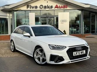 2022 (72) - 2.0 tfsi 40 s line estate 5dr petrol s tronic euro 6 (start/stop) (204 ps)