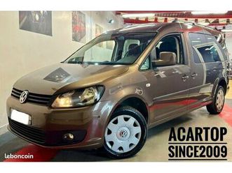 volkswagen caddy maxi extra long/7 places/très spacieux/an2013/145000kms/excellent état/