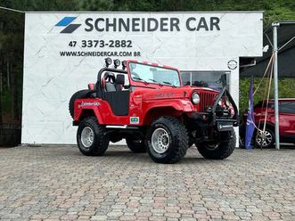 jeep cj-5 4x4 vermelha 1975/1975