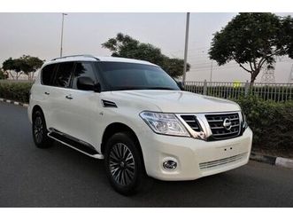 nissan patrol se 2014 gcc v8 with 320 hp accdient free