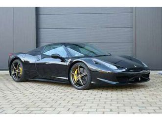 458 italia *spider* full black