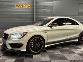 mercedes cla classe coupe 2.0 45 amg 4matic 7g-dct bva orange art edition %2b service entretien déjà réglé 381 ch