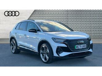 audi q4 audi q4 e-tron estate 210kw 45 82kwh black edition 5dr auto