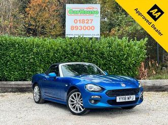 2018 fiat 124 1.4 multiair 124 spider lusso