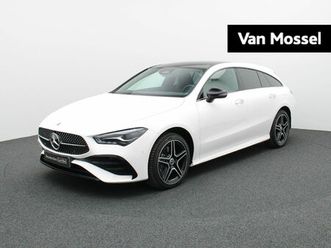 mercedes cla 250 e amg line shooting brake + panoramisch dak + trekhaak + carplay +