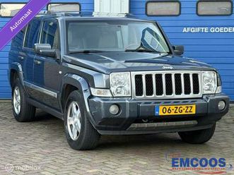 jeep commander - 3.0 v6 crd overland * full optie * airco * automaat * cruise control