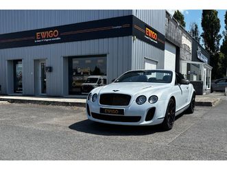 gtc supersports w12 610 ch bva - immat fr - climatisation automatique - radar avant arr - softclose