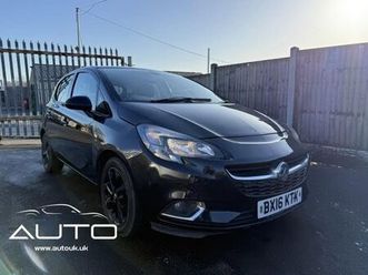 vauxhall corsa 1.4i turbo ecoflex sri hatchback 5dr petrol manual euro 6 (start/stop) (100 ps)